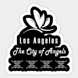 Los Angeles The City Of Angels Sticker